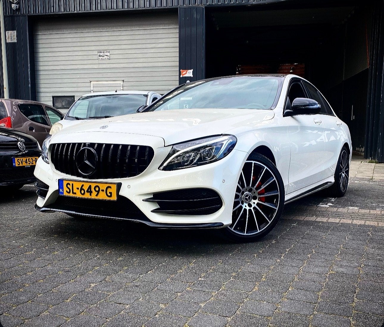 Mercedes-Benz C-Klasse C180 2018 Wit, Auto's, Automaat, 1800 kg, Wit, Particulier