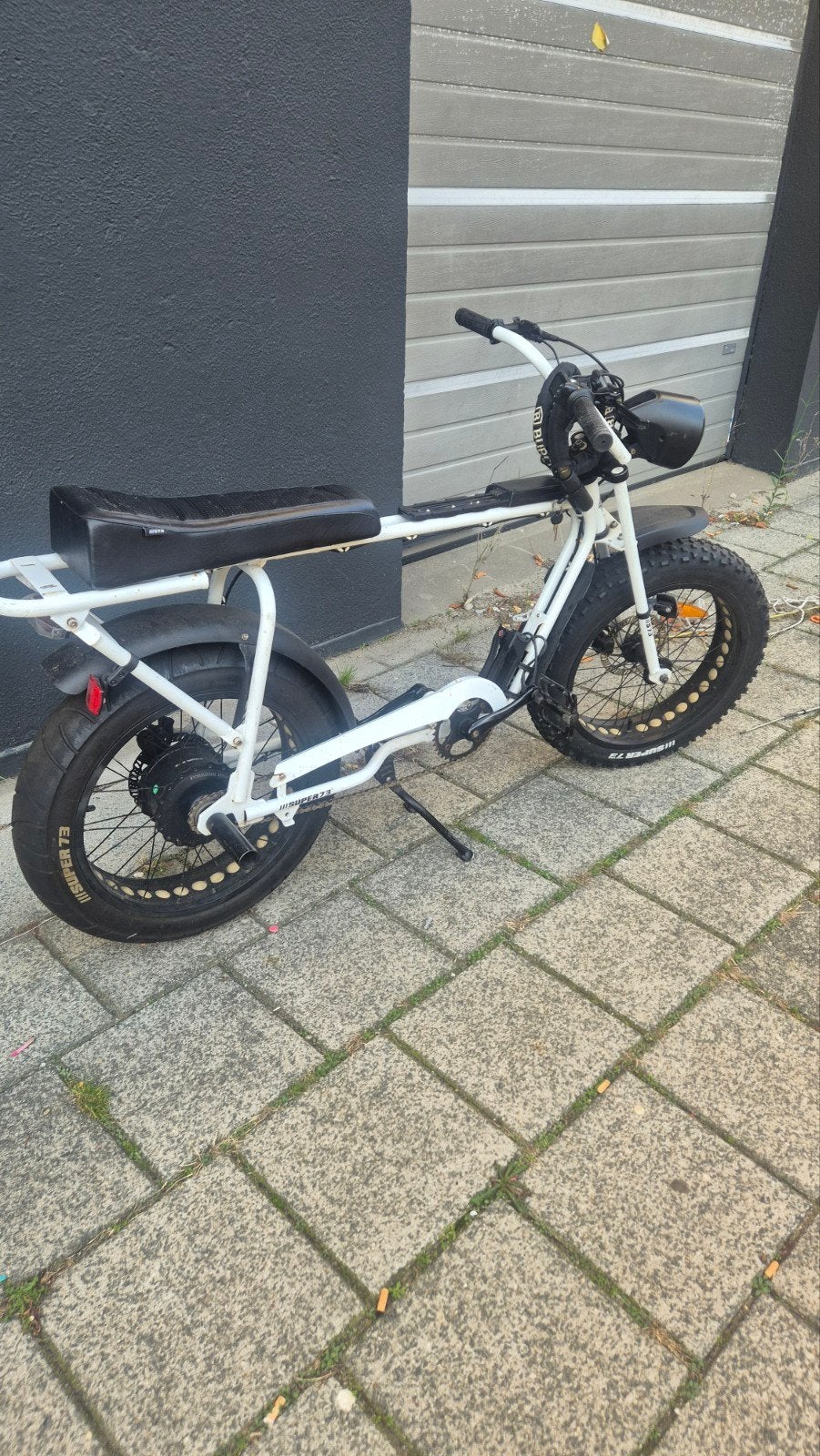 Super73 E-bike - Fatbike - Wit, Gebruikt, 51 tot 55 cm, 50 km per accu of meer, Ophalen