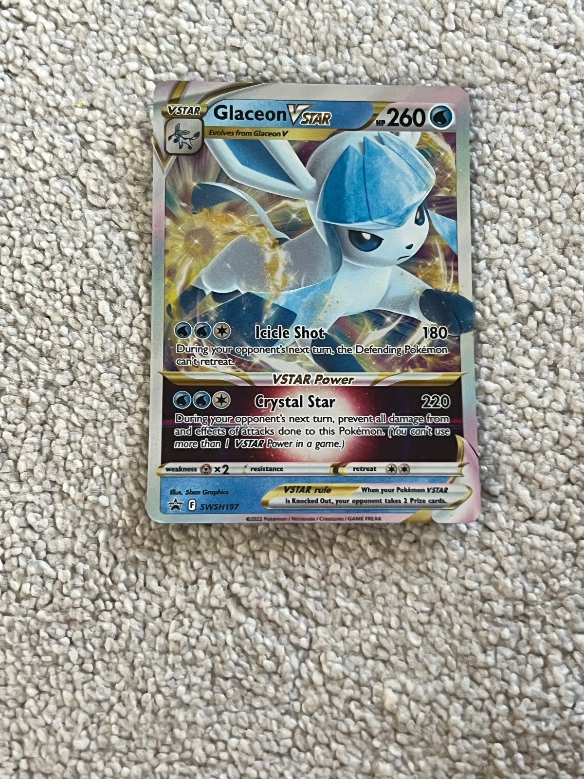 Glaceon VSTAR Pokémon Kaart SWSH197 (Kleine kaart), Hobby en Vrije tijd, Verzamelkaartspellen | Pokémon, Ophalen of Verzenden