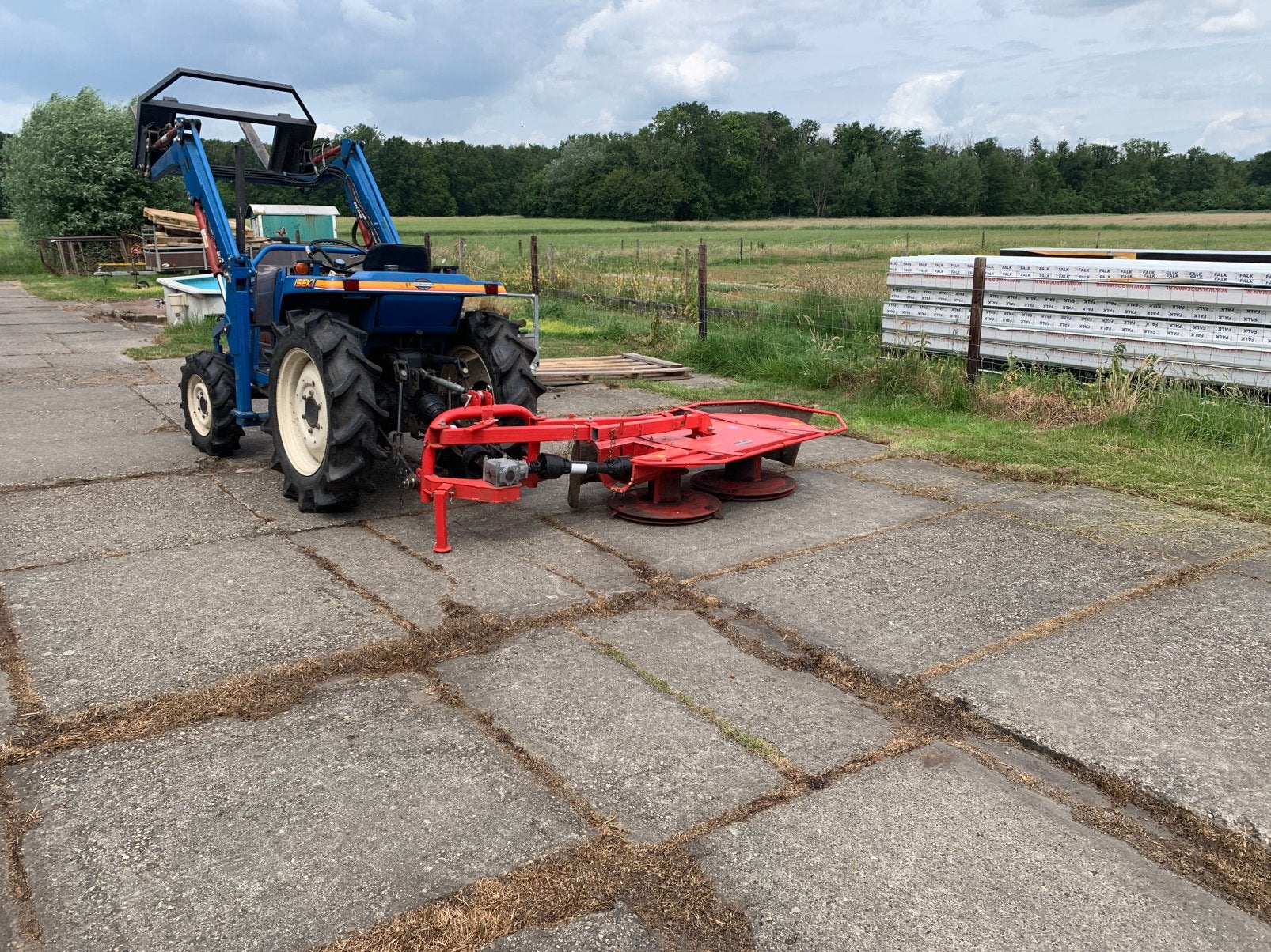 Cyclomaaier 140cm voor minitractor, weidesleep 140cm, Ophalen, Weidebouw