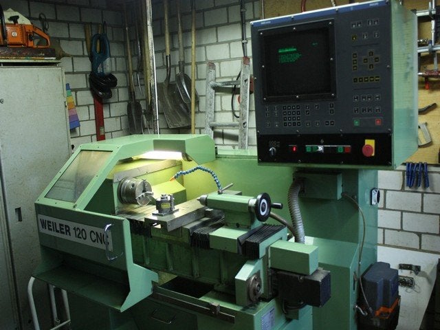 CNC draaibank, Doe-het-zelf en Verbouw, Draaibanken, Ophalen, Gebruikt, Metaaldraaibank, Minder dan 500 mm