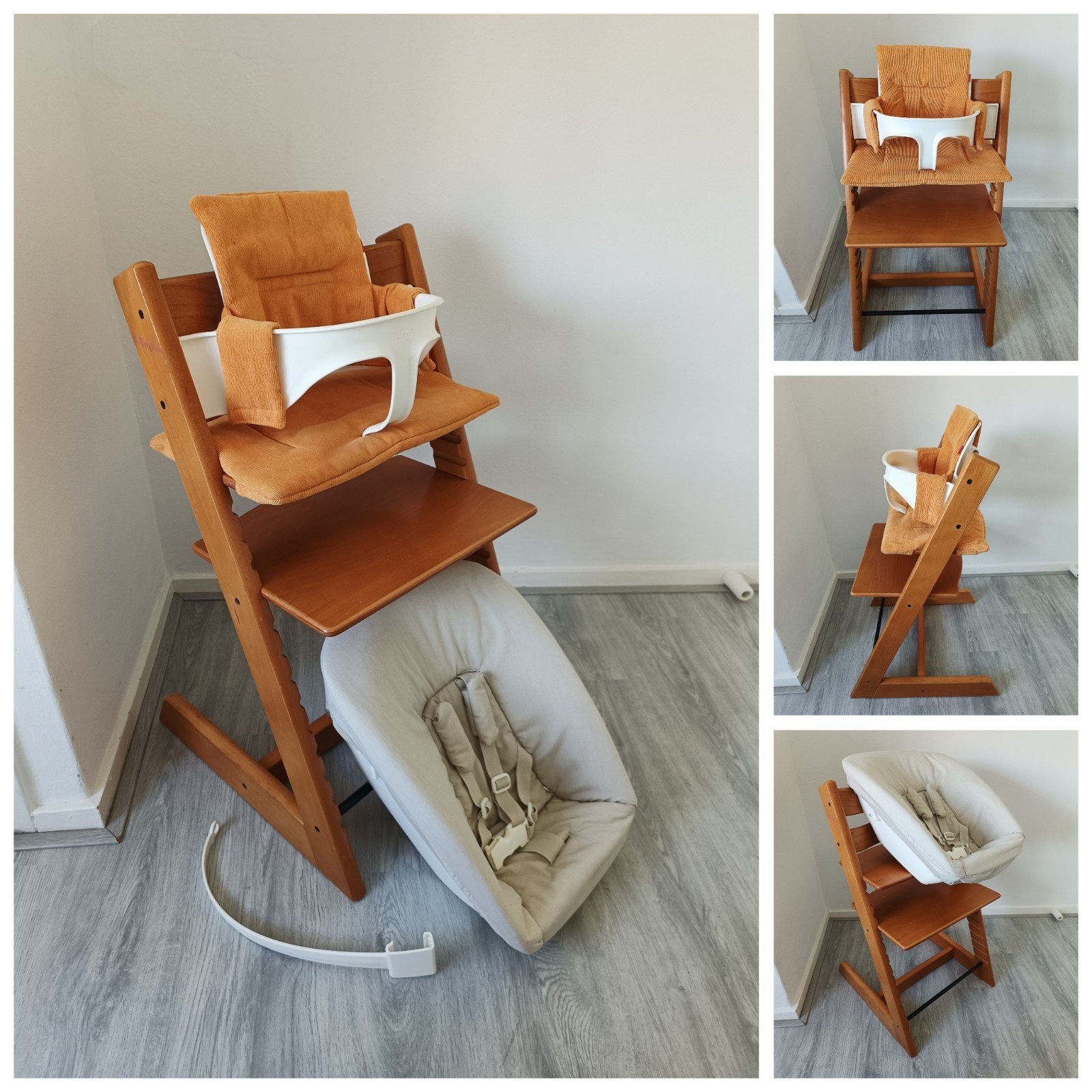 Stokke Tripp Trapp met babyset, kussenset en newbornset