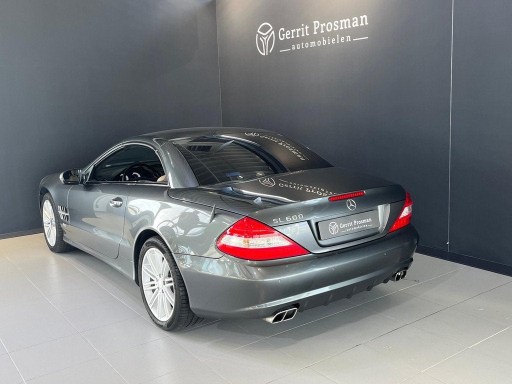 Mercedes-Benz SL-klasse 600 V12 Bi-Turbo | 43.852 km | Uniek, Auto's, Mercedes-Benz, Automaat, Achterwielaandrijving, Gebruikt