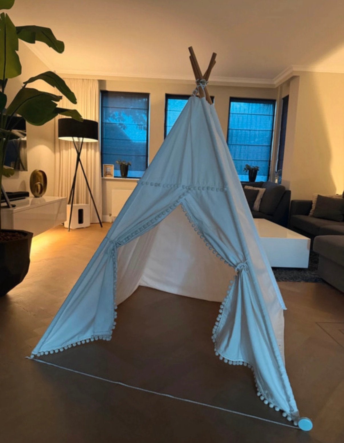 Mooi tipi tent (pom pom), Kinderen en Baby's, Ophalen, Zo goed als nieuw