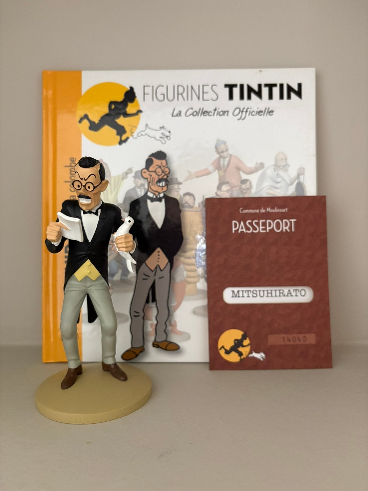 Kuifje/Tintin beeld Mitsuhirato Moulinsart, Verzamelen, Stripfiguren, Ophalen of Verzenden, Kuifje, Zo goed als nieuw, Beeldje of Figuurtje