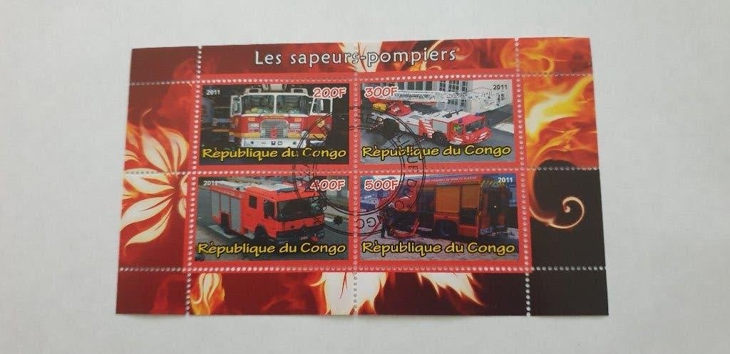 5331 congo les sapeurs pompiers brandweer, Verzenden, Overige landen