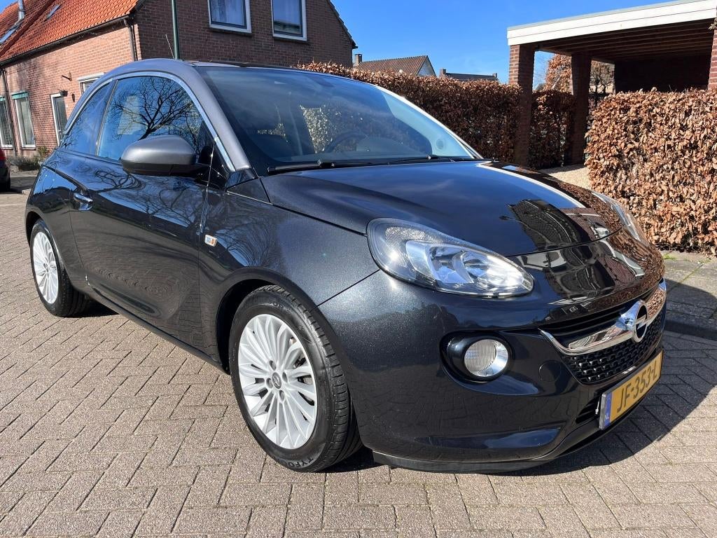Opel ADAM 1.0 Turbo 66KW Start&stop 3D 2016 Zwart, Auto's, Voorwielaandrijving, ADAM, 40 €/maand, Zwart