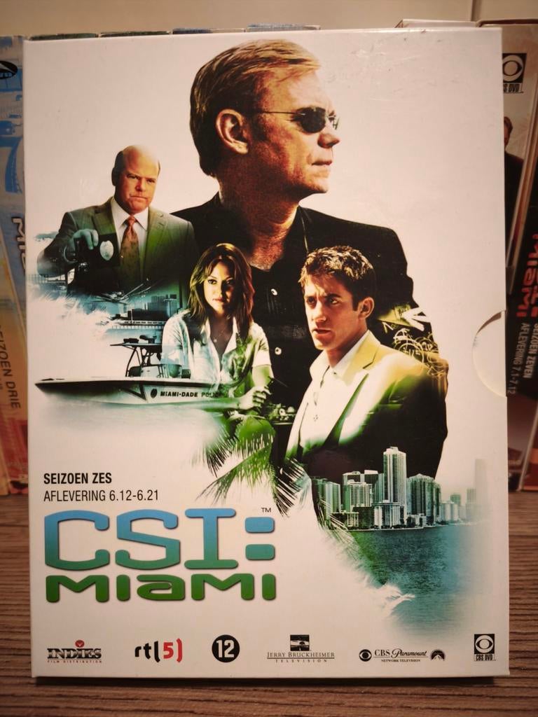 Csi Miami 10 seizoenen., Cd's en Dvd's, 1980 tot heden, Ophalen of Verzenden, Zo goed als nieuw, Actie en Avontuur