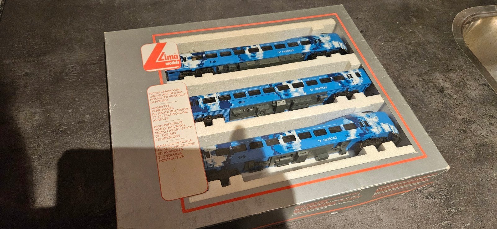 Lima 149804 Randstad Met Baanschuiver NS, Hobby en Vrije tijd, Modeltreinen | H0, Treinset, Gelijkstroom, Analoog, Ophalen of Verzenden