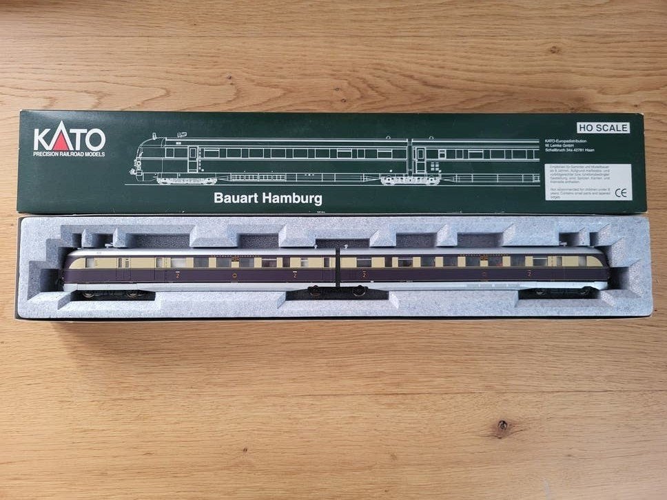 Kato treinstel Bauart Hamburg in OVP, Hobby en Vrije tijd, Ophalen of Verzenden, Gebruikt, Gelijkstroom, Treinset
