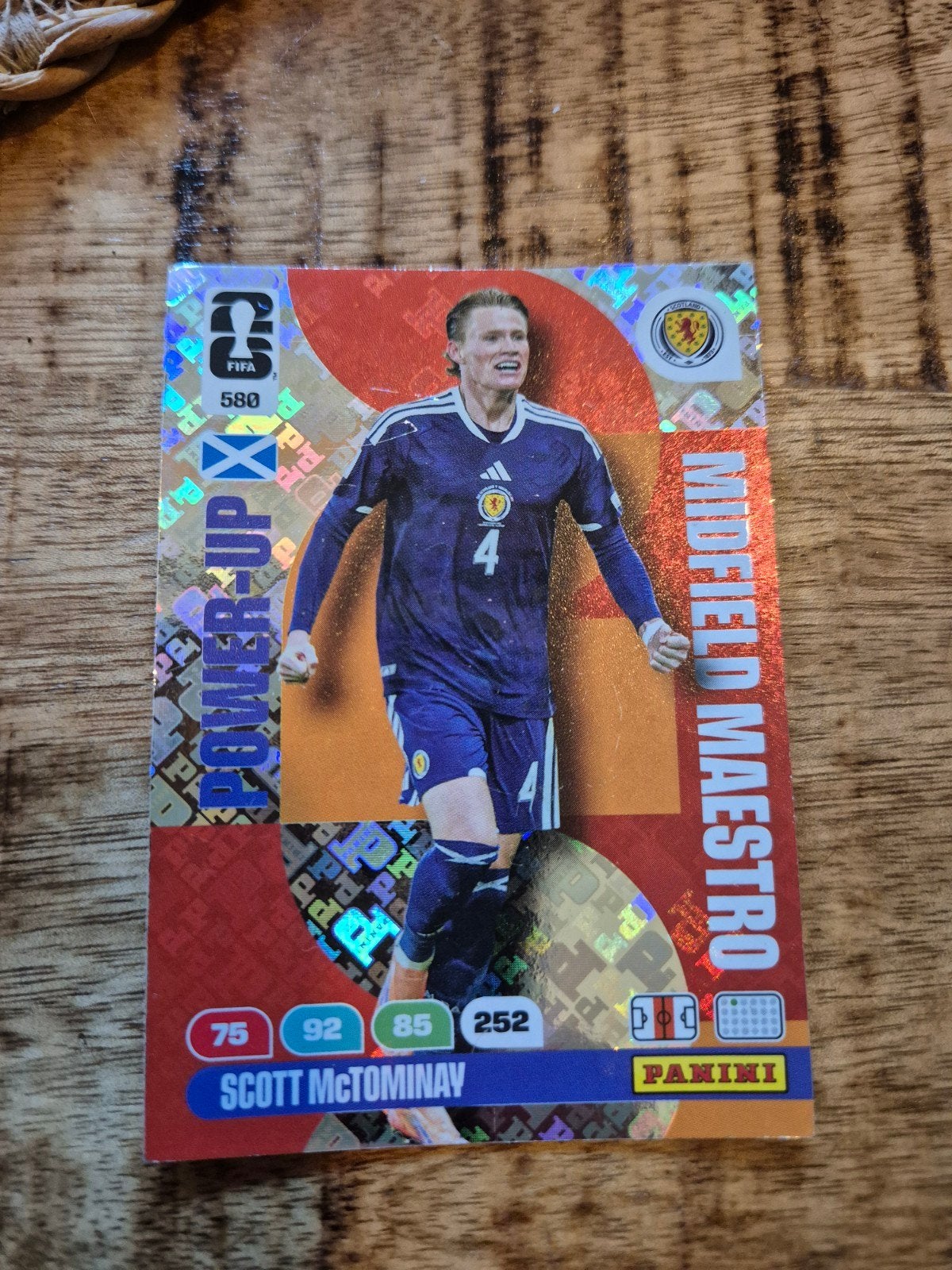 Panini Adrenalyn XL FIFA World Cup 2026 Scott McTominay, Ophalen of Verzenden, Zo goed als nieuw, Buitenlandse clubs, Spelerskaart