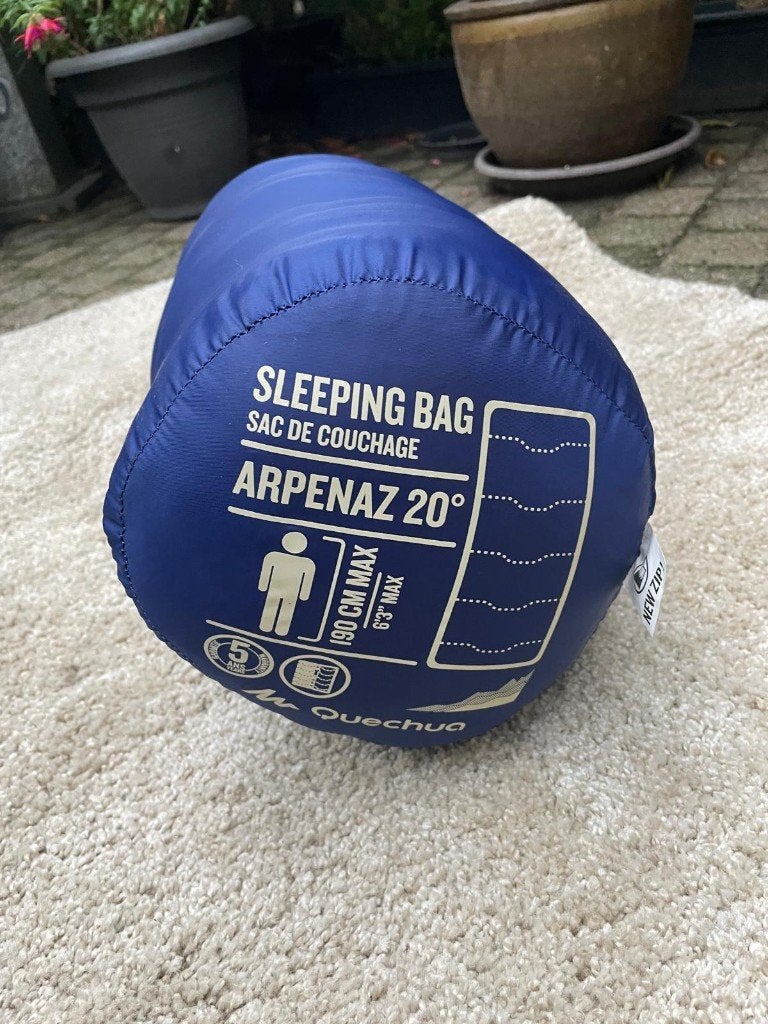 Slaapzak, Ophalen, Zo goed als nieuw