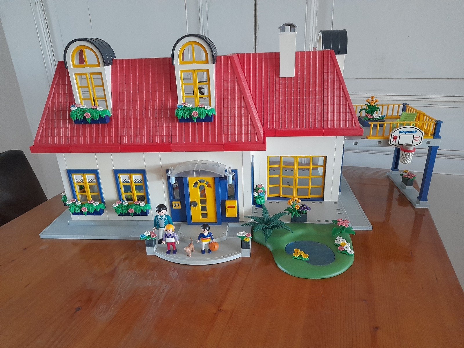Playmobil Modern Woonhuis 3965 met extra sets, Gebruikt, Gebouw, Complete set, Ophalen of Verzenden