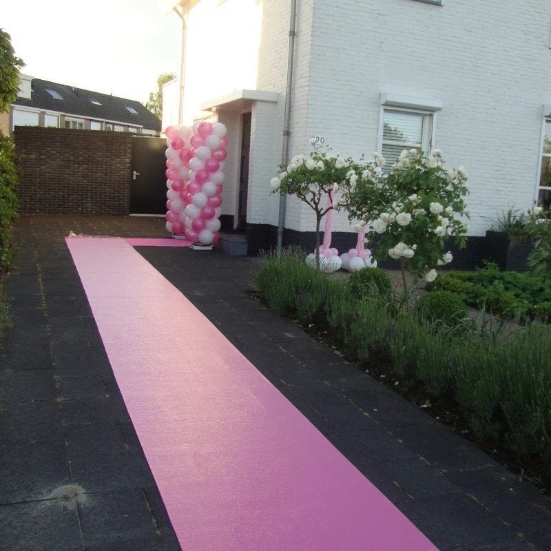 Roze loper kopen - snelle levering, Ophalen of Verzenden, Nieuw, Feestartikel, Overige