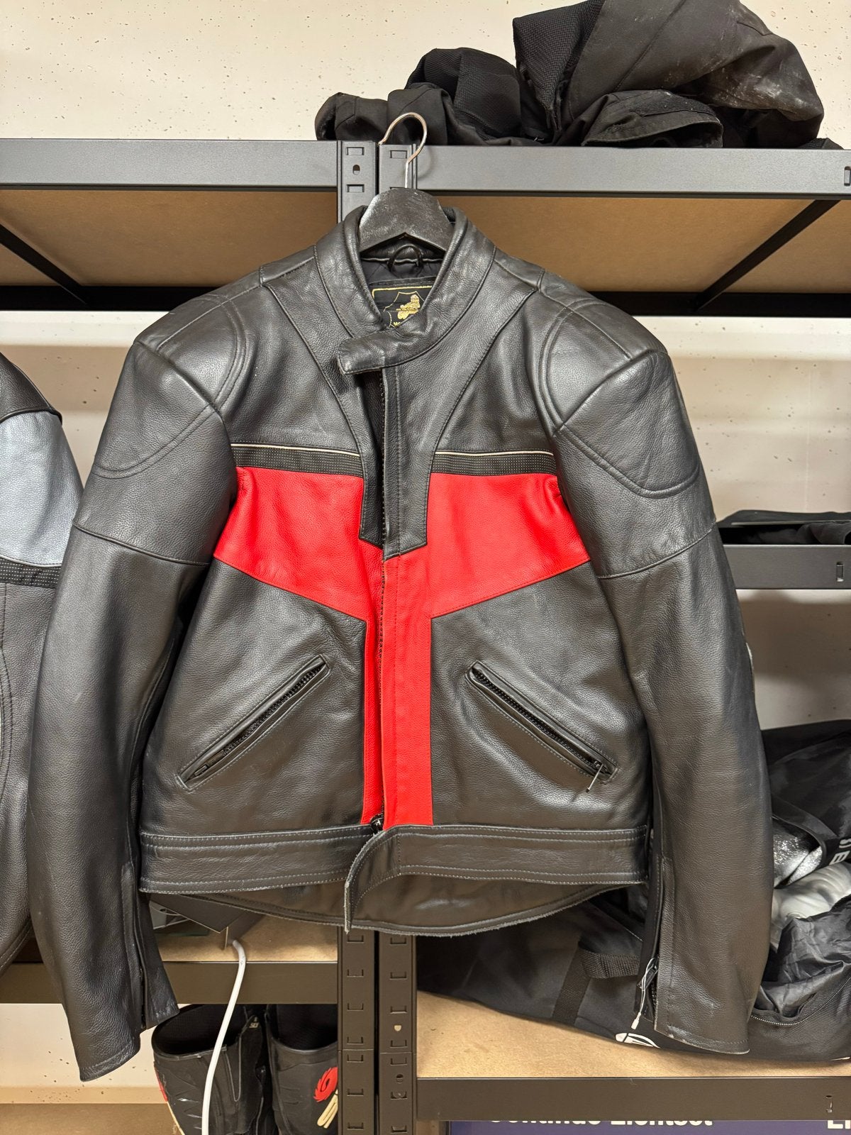 Motojas orina size 50 leather, Motoren, Ophalen of Verzenden, Tweedehands, Combipak