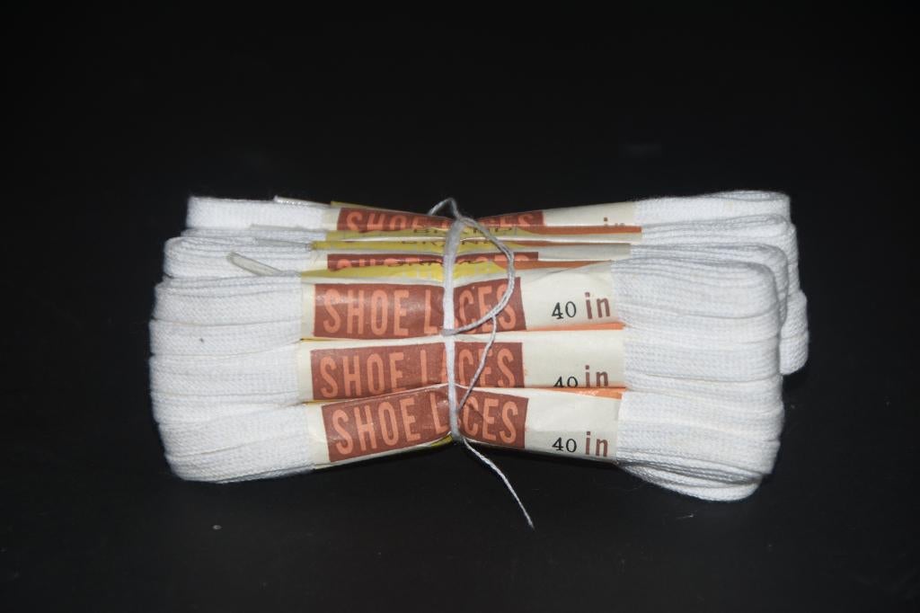 12 paar witte schoenveters sportveters veters Nieuw, Verzenden, Nieuw, Wit