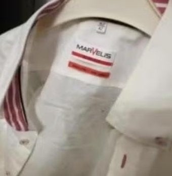 als Nieuw MARVELIS slim fit non iron Overhemd kort Wit 42 L, Kleding | Heren, Ophalen of Verzenden, Zo goed als nieuw, Wit, Halswijdte 41/42 (L)