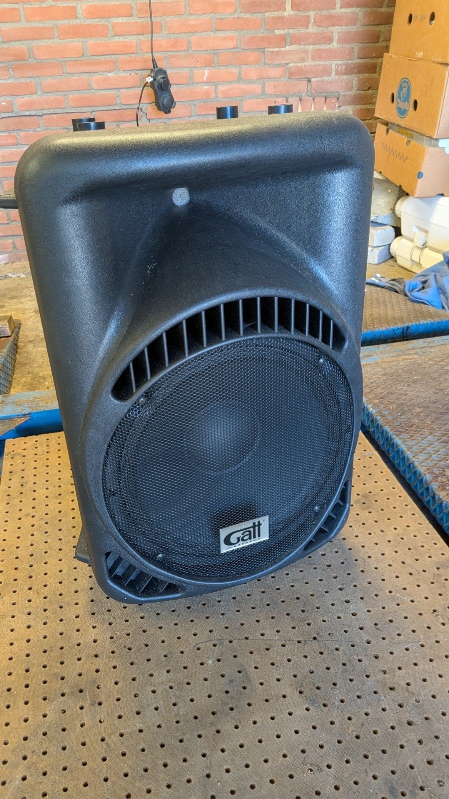 Gatt PA powered speakers 400watt RMS, Muziek en Instrumenten, Ophalen, Zo goed als nieuw, Minder dan 500 watt