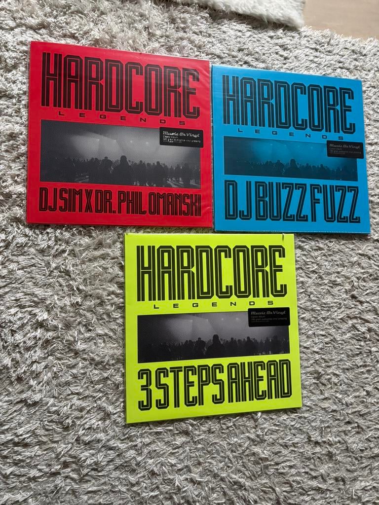 Hardcore Legends vinyl Techno Rave Oldschool Hardcore platen, Ophalen, Nieuw in verpakking, 12 inch, Techno of Trance