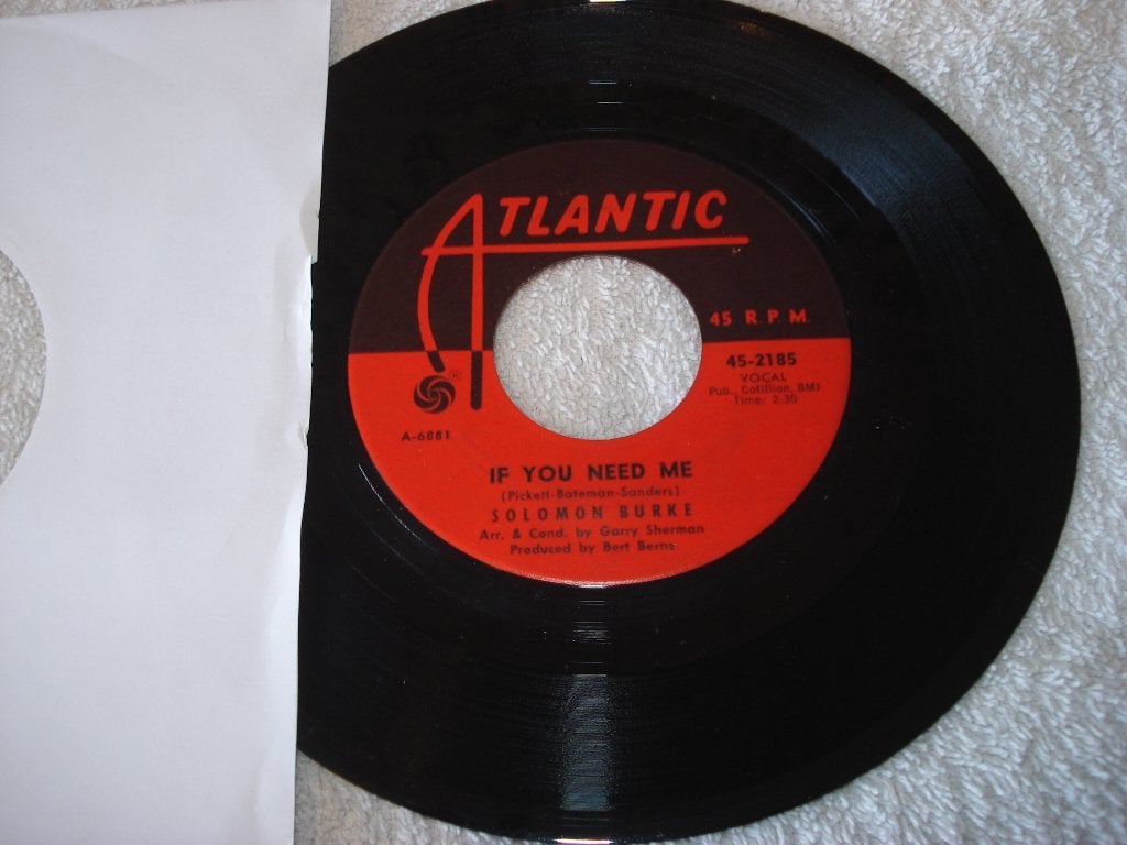 Solomon Burke   If You need Me    Usa Orgineel, Originele persing, Ophalen of Verzenden, Zo goed als nieuw, R&B en Soul