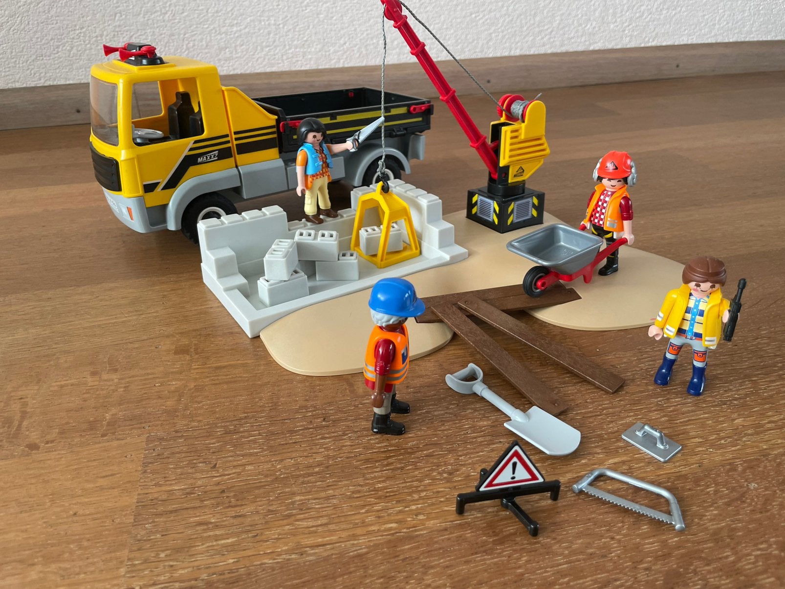 Playmobil bouwplaats, Ophalen, Zo goed als nieuw