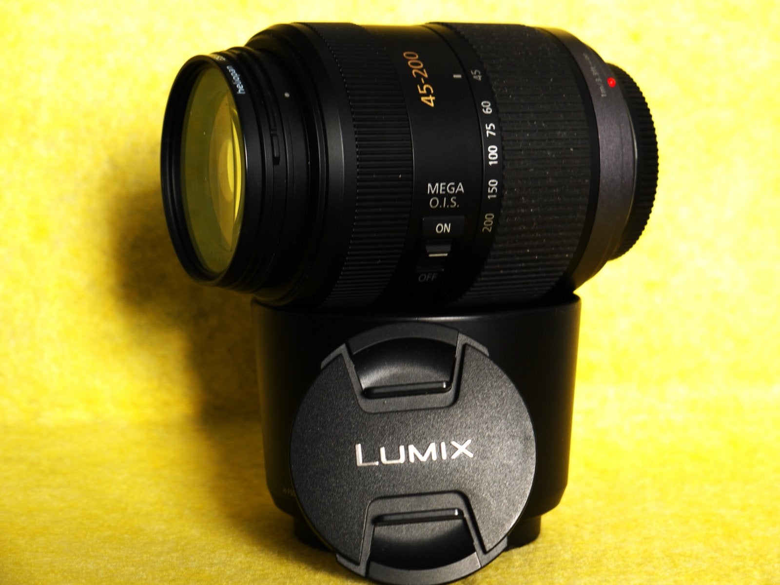 Panasonic Lumix G Vario 45-200mm f/4.0-5.6 MEGA O.I.S. lens, Micro Four Thirds, Zo goed als nieuw, Beeldstabilisatie, Panasonic