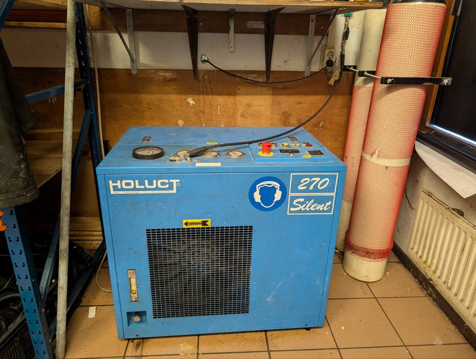 Hogedruk compressor Holuct 270 Silent (2011), Ophalen