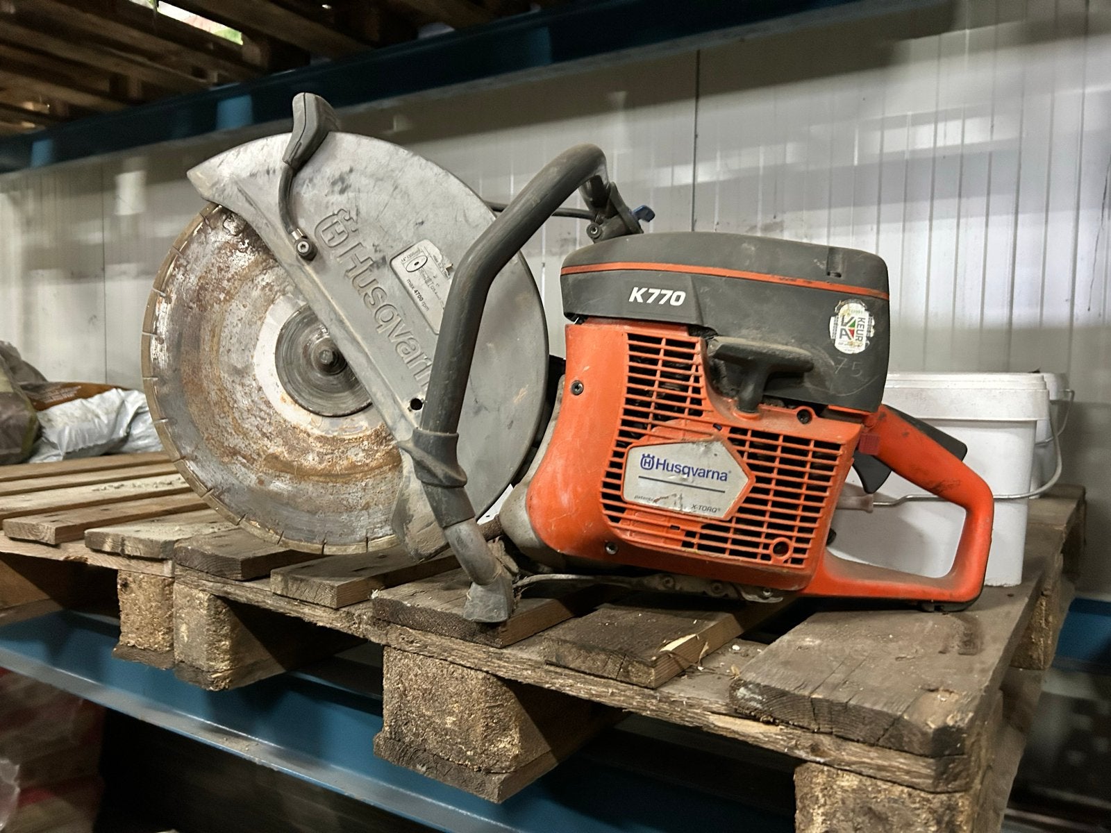 Husqvarna K770 Doorslijper - Gebruikt maar werkt goed, Ophalen, Gebruikt, 70 mm of meer, Overige typen