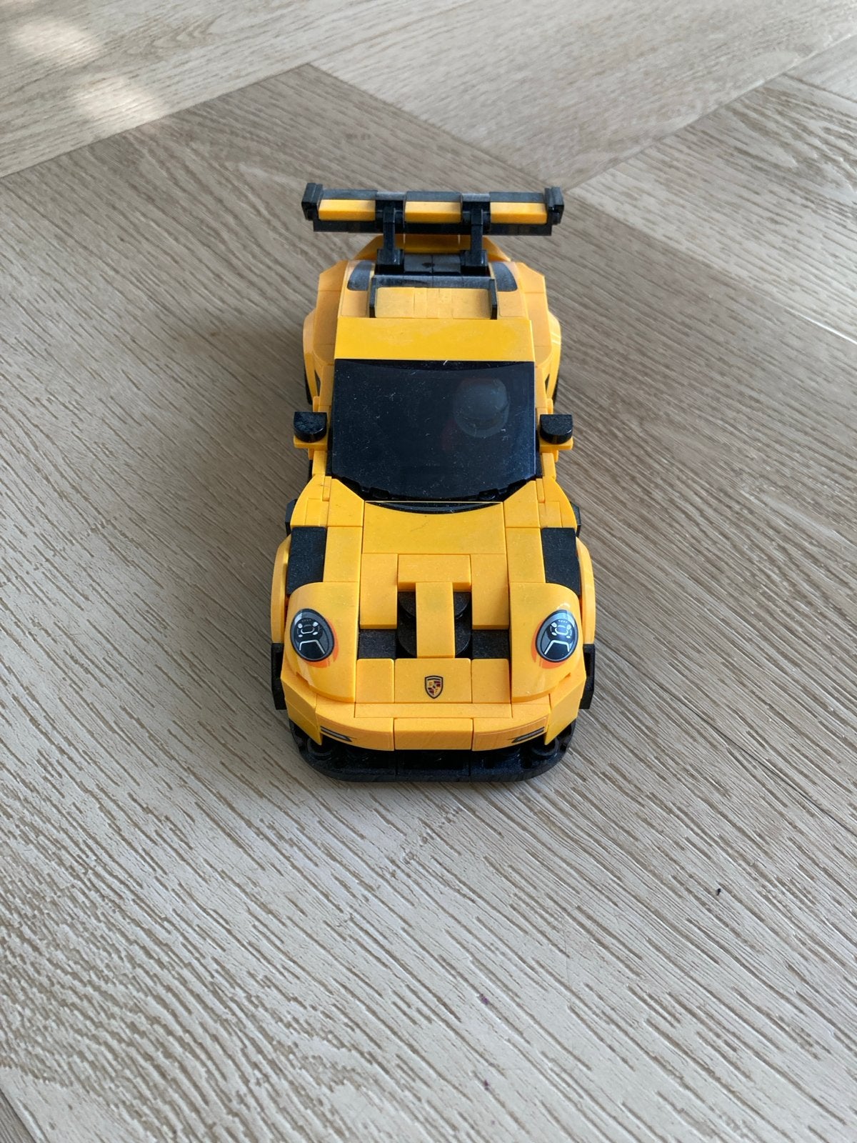LEGO Speed Champions Porsche 911 GT3 RS (geel), Ophalen, Gebruikt, Overige merken