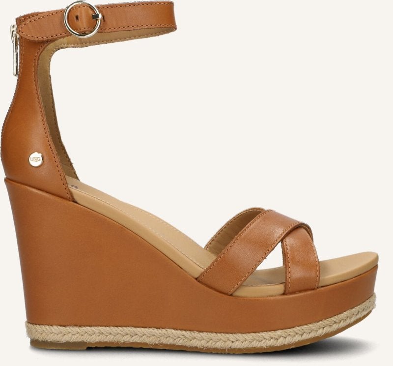 Ugg cognac Ugg sandalen w ezrah - maat. 40, Europees hoofdkantoor Deckers Europe Limited 130 Shaftesbury Avenue London W1D 5EU Verenigd Koninkrijk
