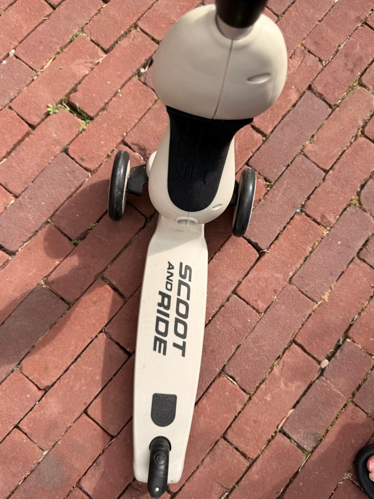 Scoot & Ride Highwaykick 1 - Ash (2-in-1 step en loopfiets), Ophalen, Zo goed als nieuw, Gewone step