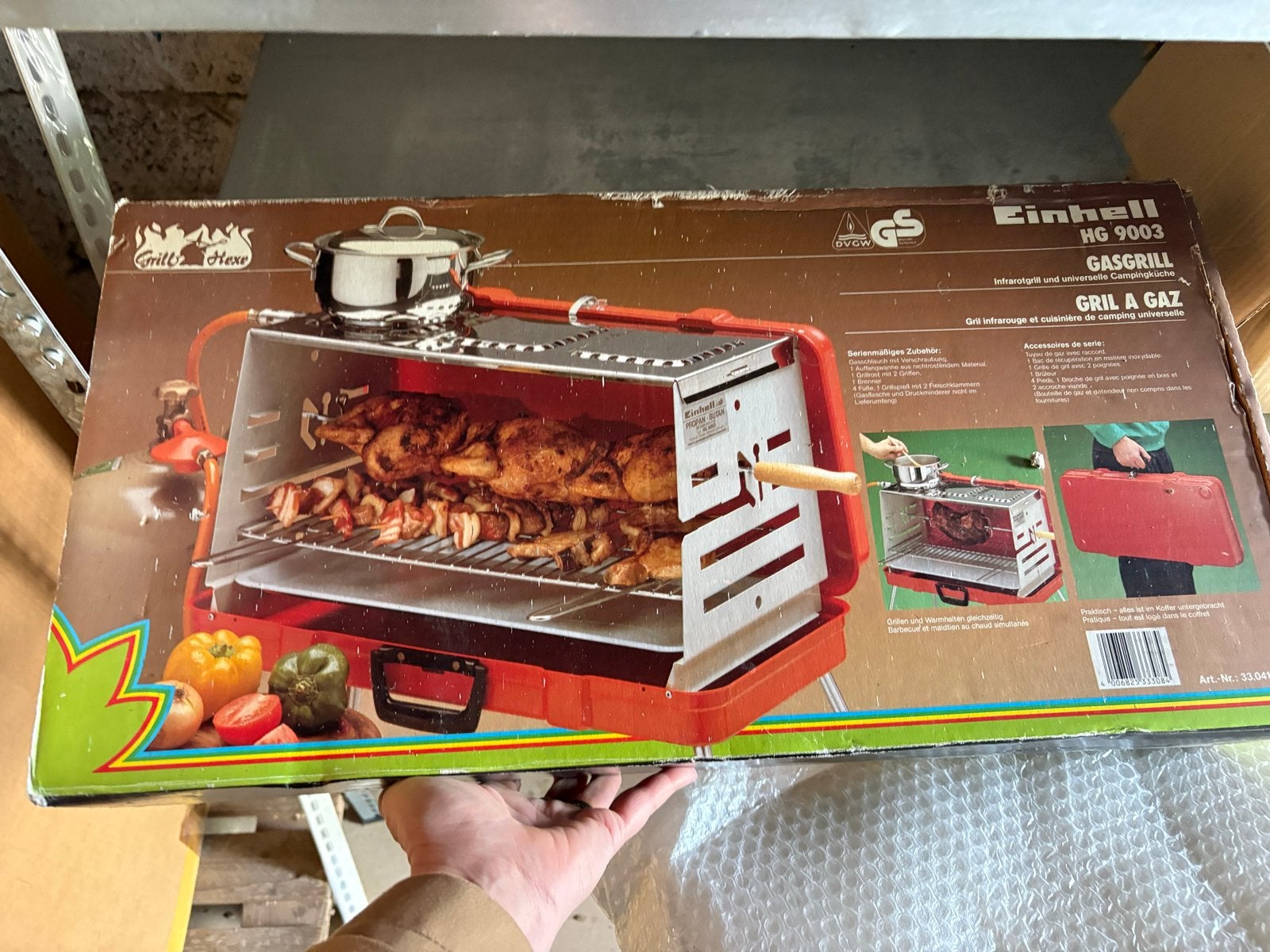Einhell HG 9003 Gasgrill met Grill-Motor, Ophalen of Verzenden, Gebruikt