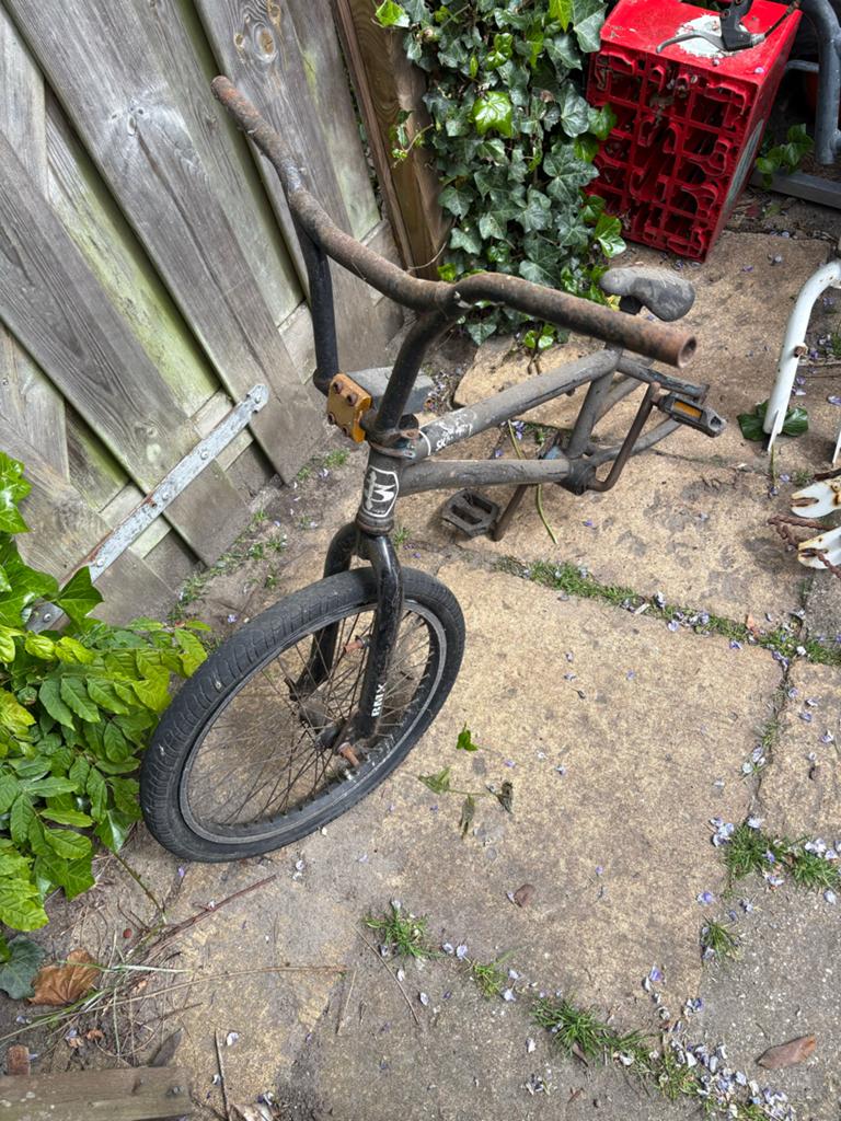 Oude BMX fietsen voor onderdelen of restauratie, Gebruikt, Staal, Velgrem, 20 tot 24 inch