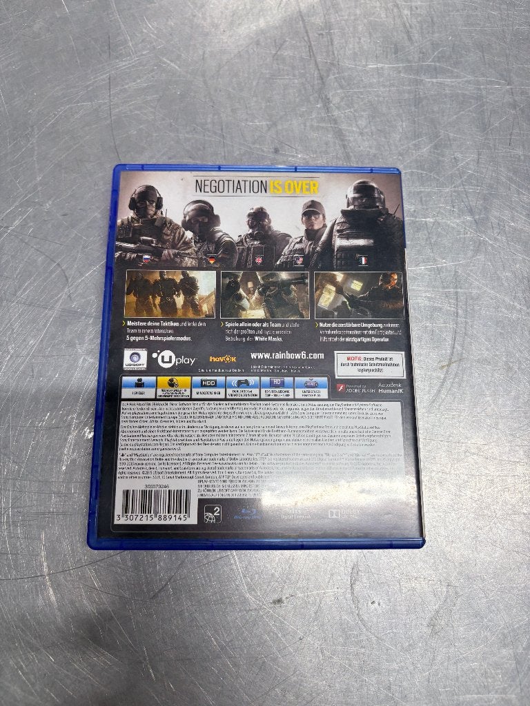 Rainbow Six Siege PS4 | Tom Clancy’s | Tactical Shooter, Vanaf 18 jaar, Shooter, ., 1 speler