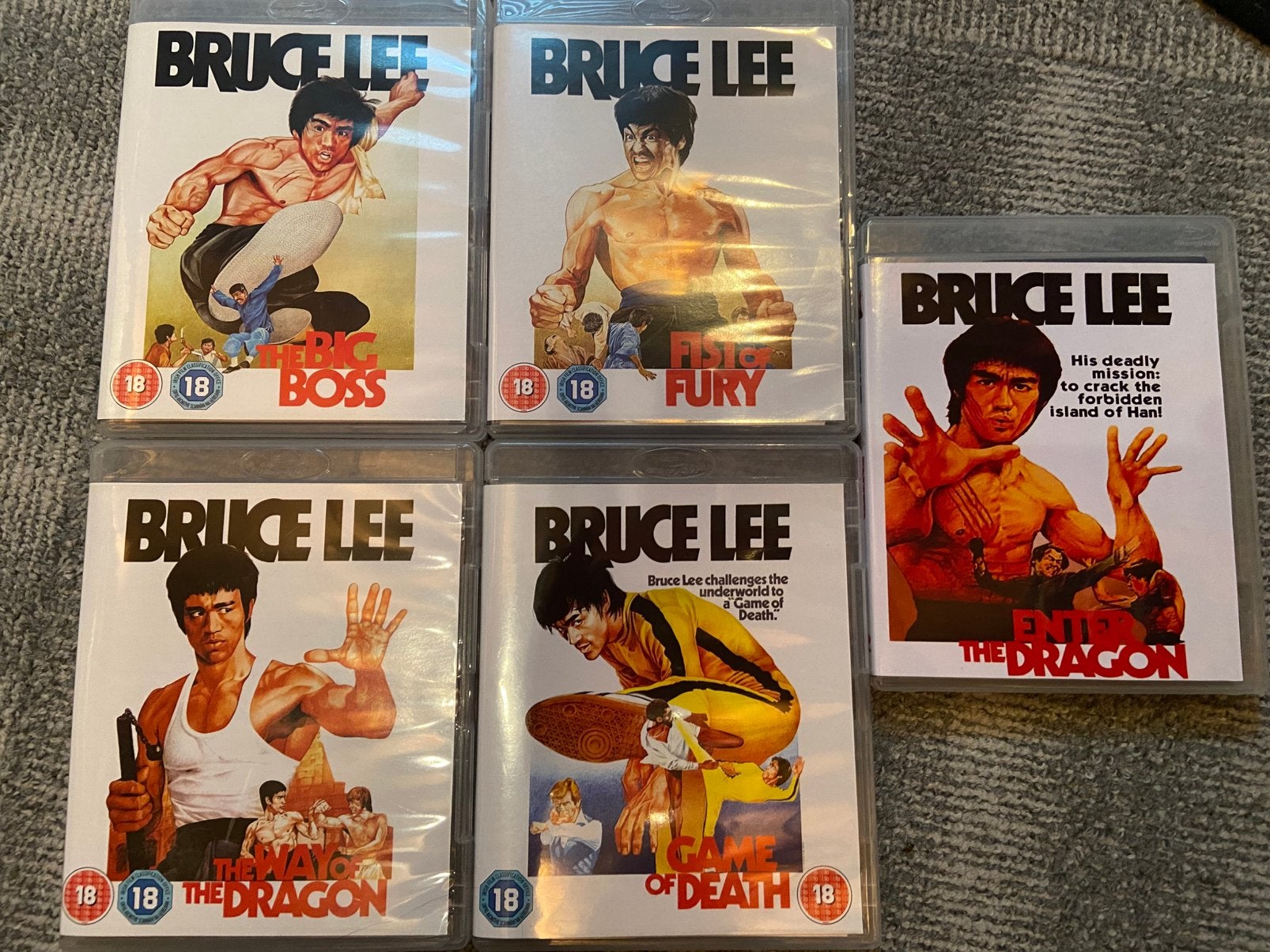 Bruce Lee Retro DVD UK import, Ophalen of Verzenden, Zo goed als nieuw