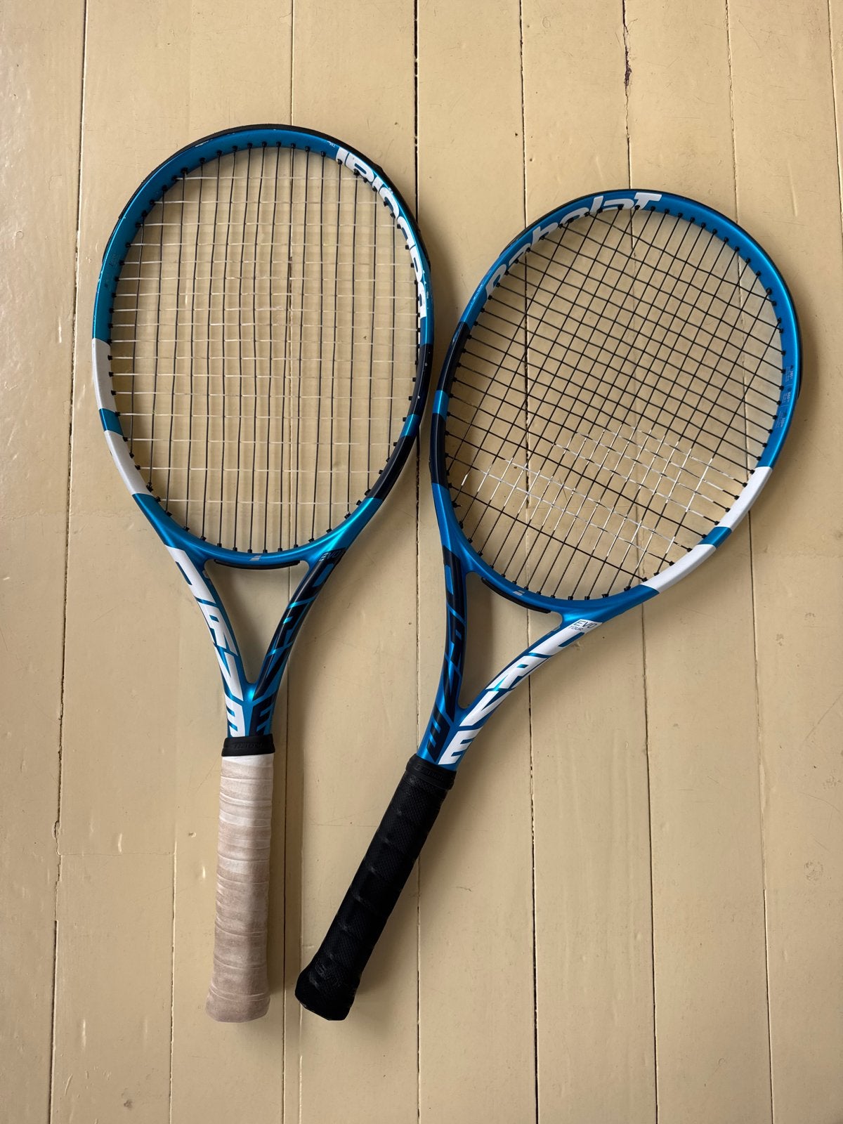 2 Babolat EVO DRIVE tennisrackets (Tour ‘25 & Standaard ‘23), Ophalen, Gebruikt, Racket, Babolat
