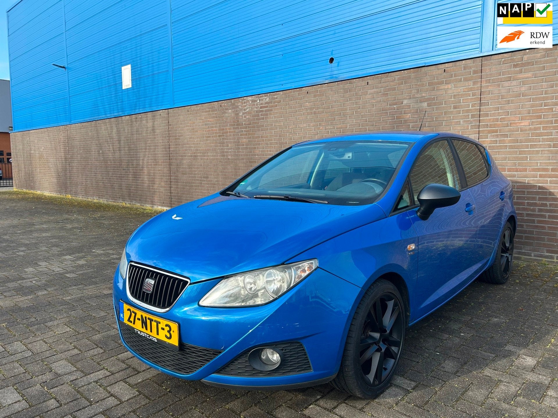Seat Ibiza 1.2 TSI Sport | Automaat | 17” LM Velgen | Crui, Auto's, Seat, Euro 5, 4 cilinders, Blauw, Ibiza