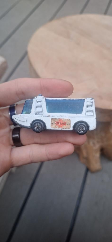 Lesney Matchbox Superfast No. 46 Stretcha Fetcha Ambulance, Ophalen of Verzenden, Gebruikt