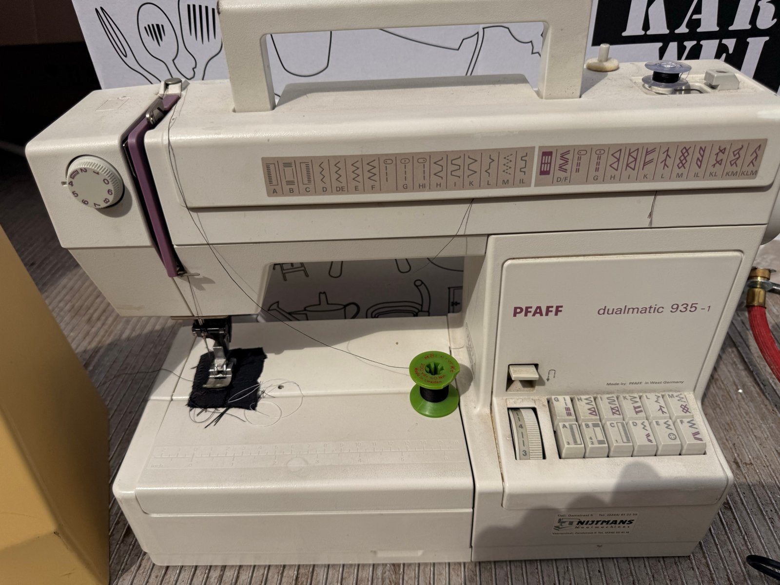 Pfaff Dualmatic 935-1 Naaimachine - Gebruikt, Ophalen, Gebruikt, Naaimachine, Pfaff