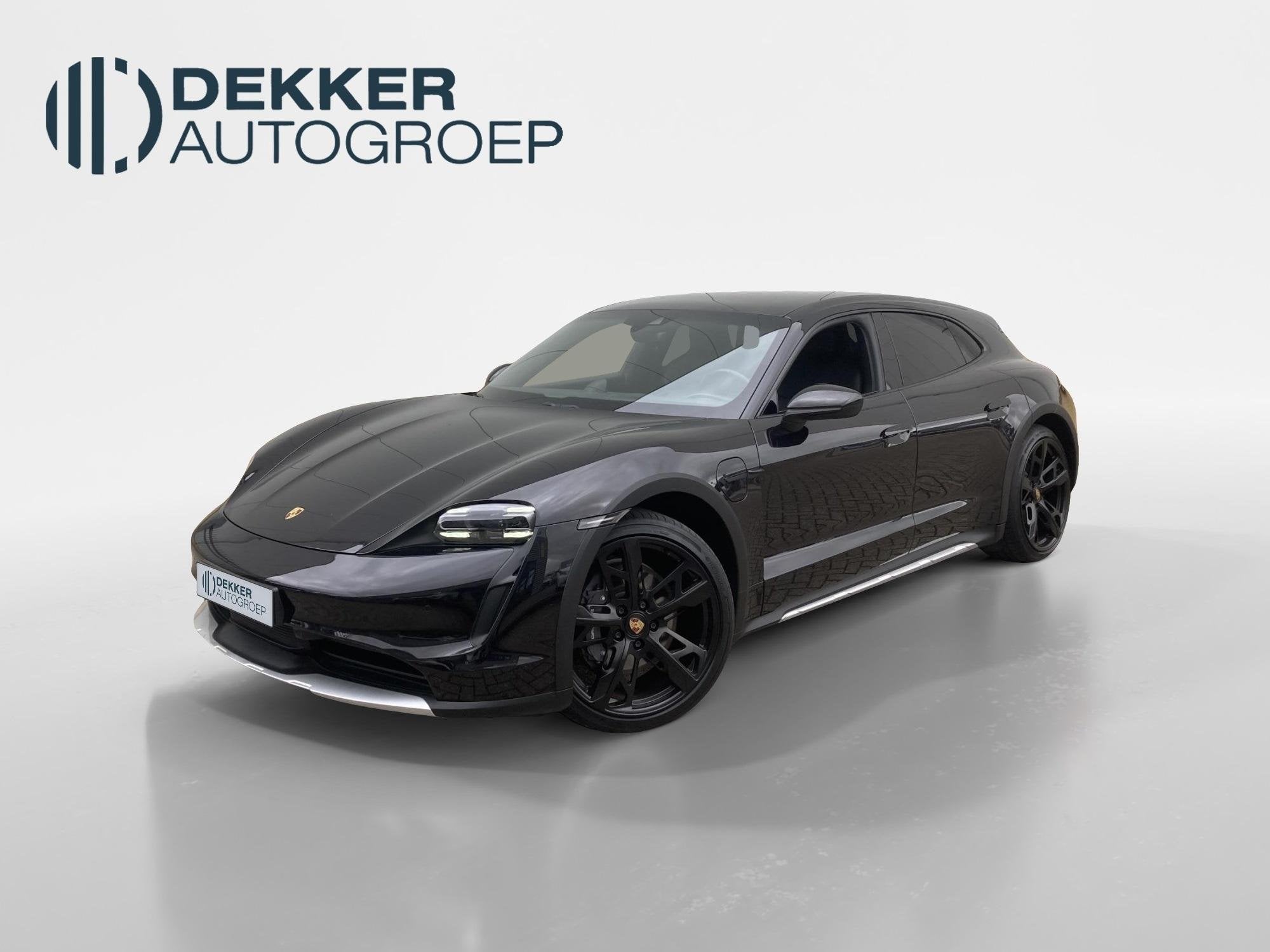 Porsche Taycan Cross Turismo 4 93 kWh sport chrono - panoram, Auto's, Automaat, Automatische klimaatregeling, Zwart, 110 €/maand