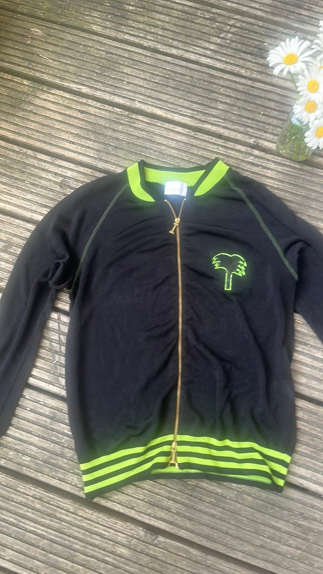 Iceberg vest met neon details en print achterop, Ophalen of Verzenden, Zo goed als nieuw, Maat 36 (S)