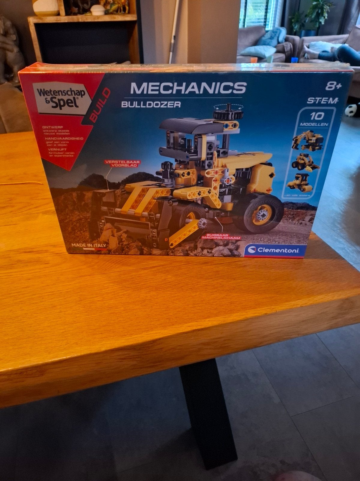 Clementoni Mechanics Bulldozer STEM Bouwpakket, Ophalen, Nieuw, Overige merken