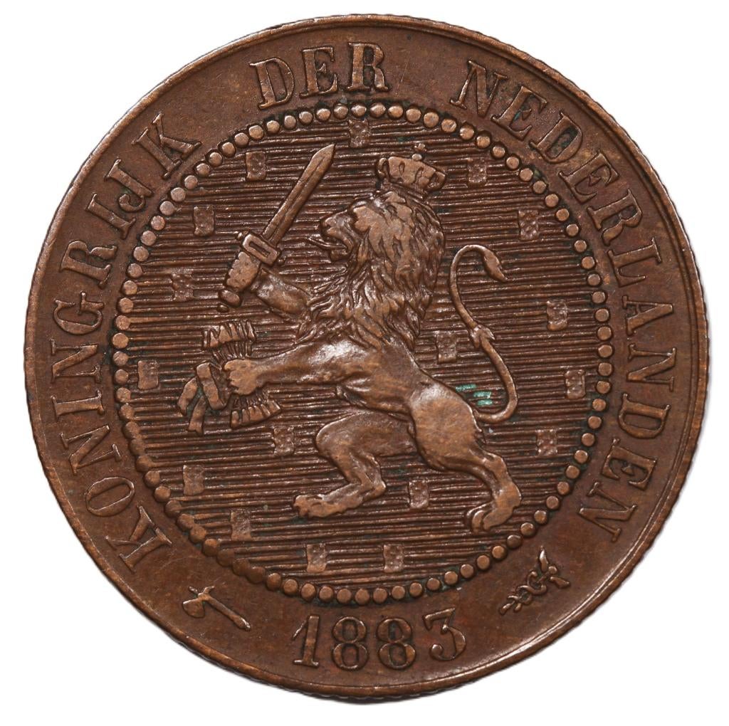 2,5 cent 1883. Zfr/ Pr., Postzegels en Munten, Munten | Nederland, Ophalen of Verzenden, Koning Willem III, Overige waardes, Losse munt