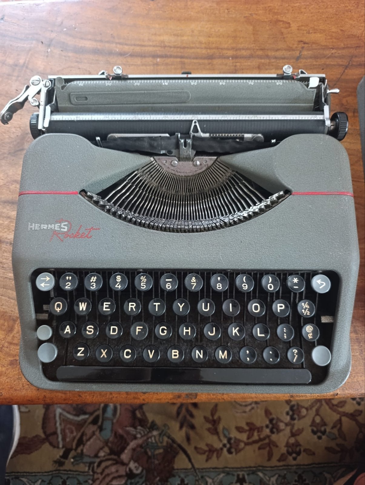 Hermes Rocket Typemachine, Ophalen of Verzenden, Gebruikt