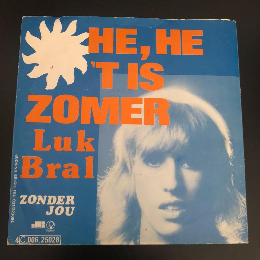 Luk Bral - He, He 't Is Zomer Single, Ophalen of Verzenden, Zo goed als nieuw, 7 inch, Nederlandstalig