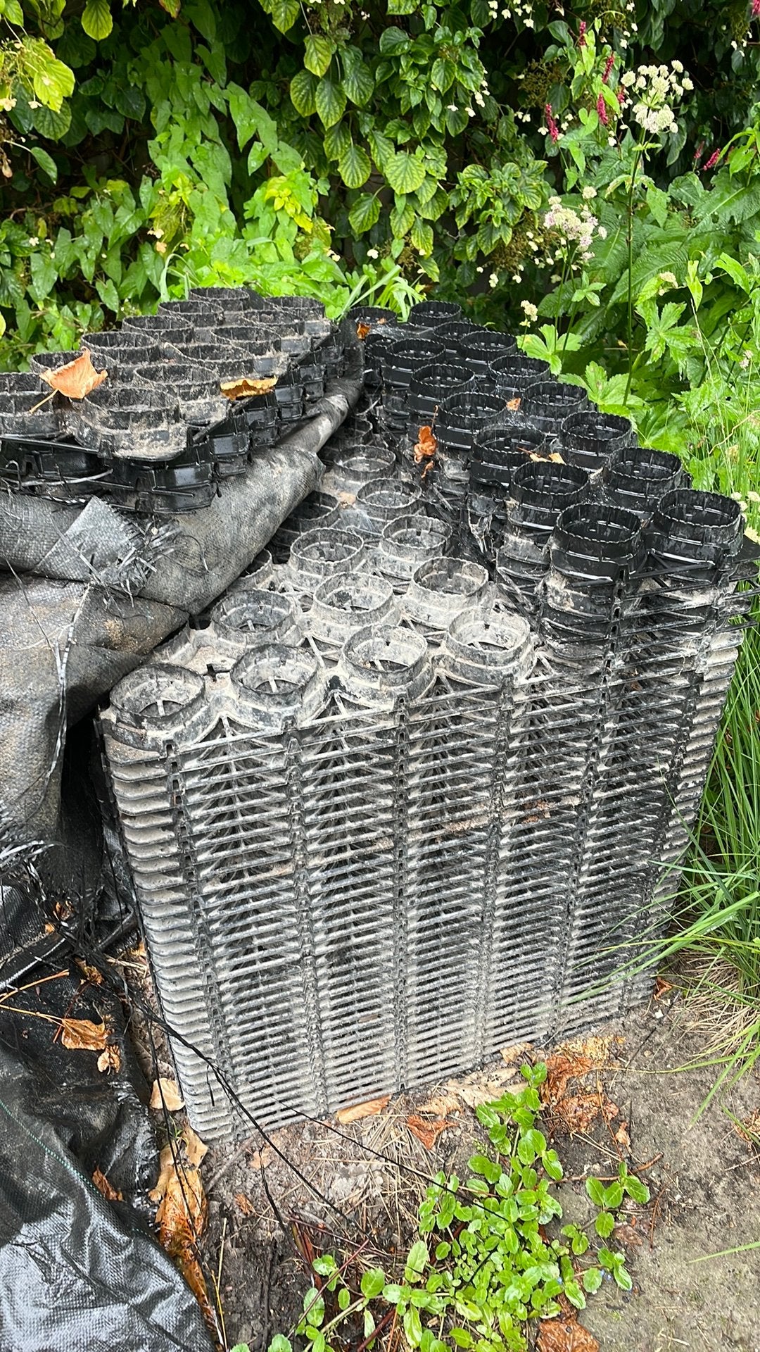 32 gebruikte grindmatten, Ophalen, Zo goed als nieuw
