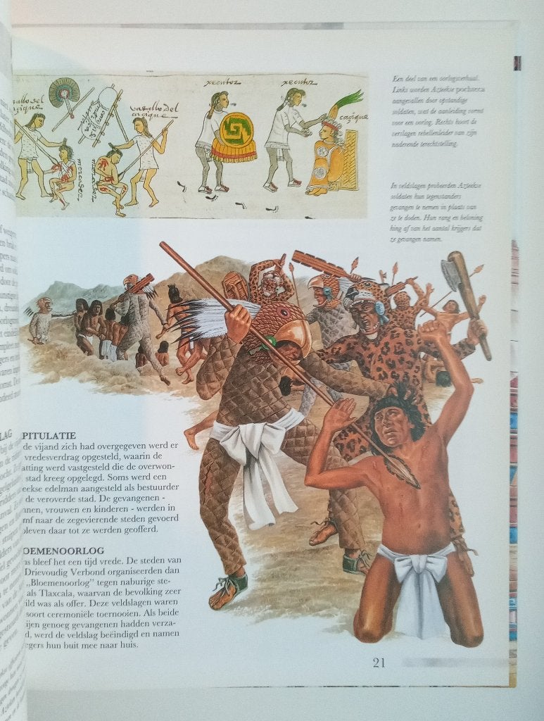 De Azteken - Kijk op het Verleden - Met 4 doorkijk platen, Non-fictie, Ophalen of Verzenden, Zo goed als nieuw, Tom Wood