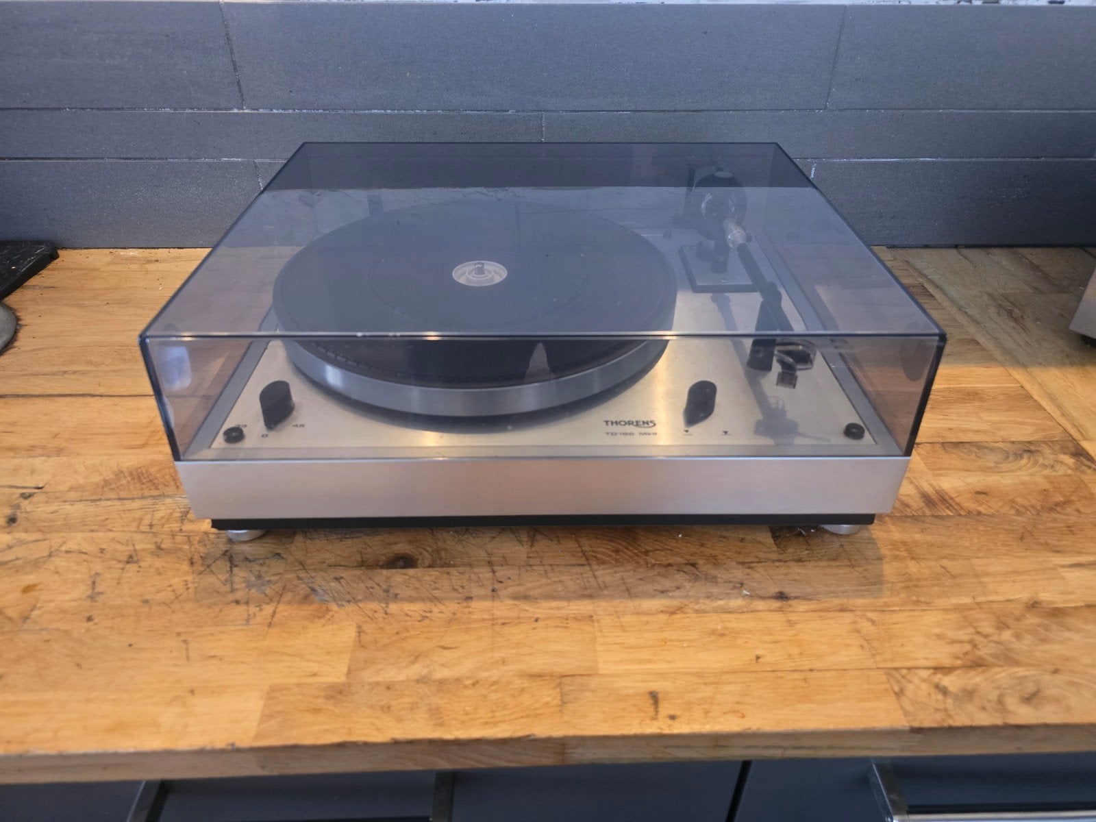 Thorens td166 mk2, Ophalen of Verzenden, Thorens