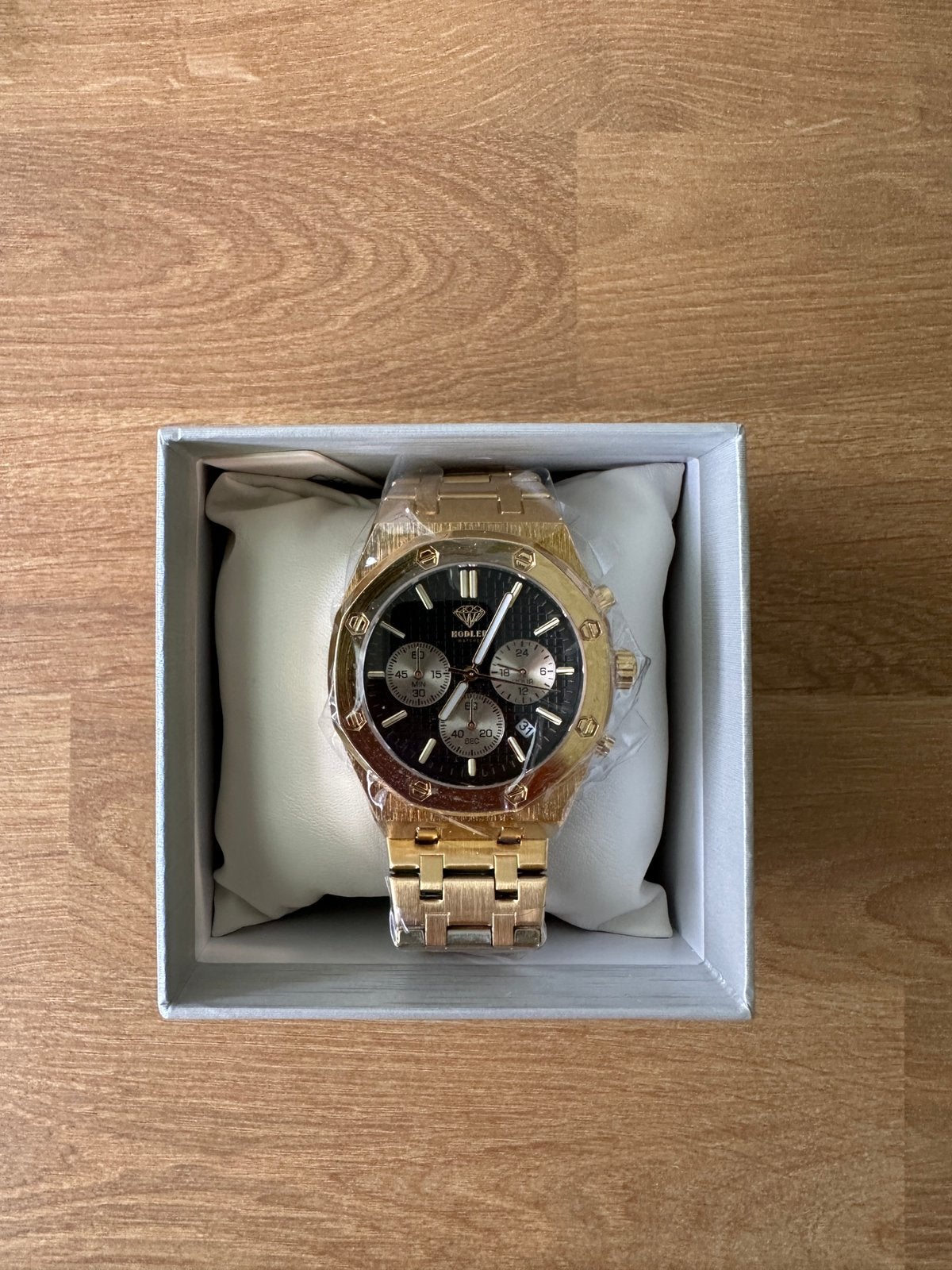 HODLER WATCHES Montreaux-Gold, Overige merken, Staal, Polshorloge, Nieuw