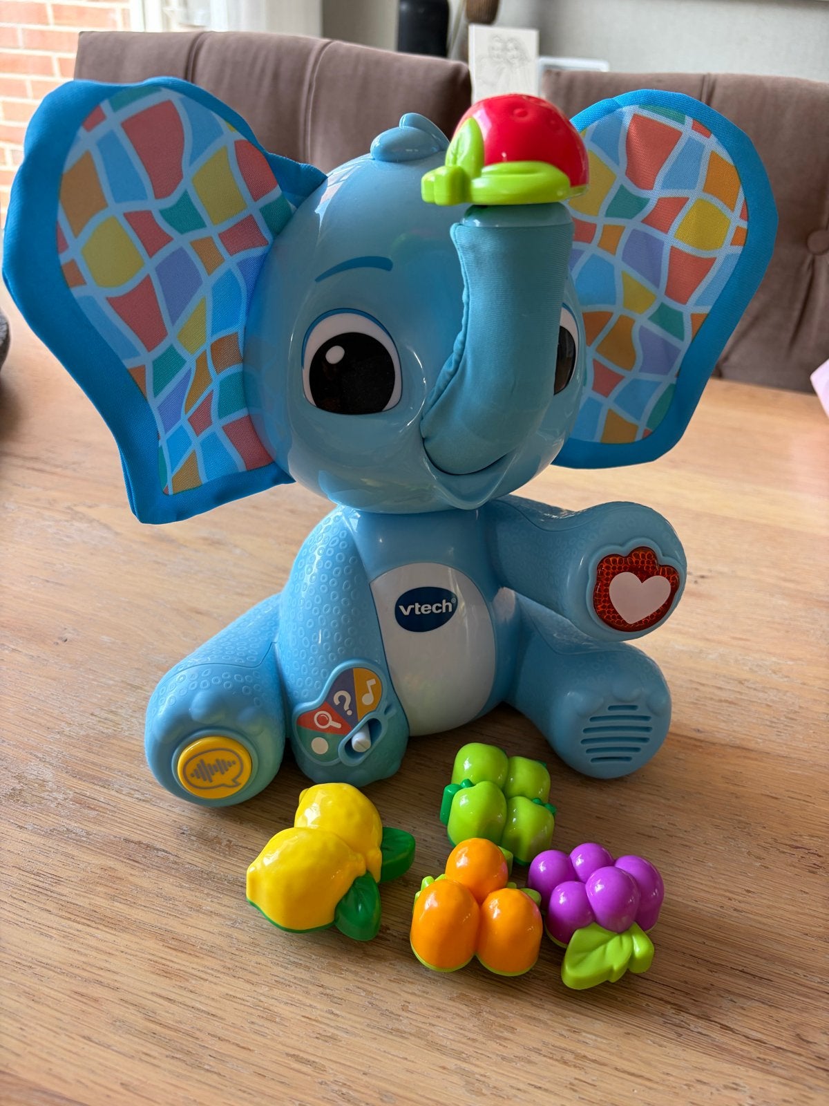VTech Snuffelolifant met Vormen en Geluiden, Kinderen en Baby's, Speelgoed | Vtech, Ophalen of Verzenden, Gebruikt, 6 maanden tot 2 jaar